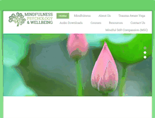 Tablet Screenshot of mindfulnesspsychologywellbeing.com